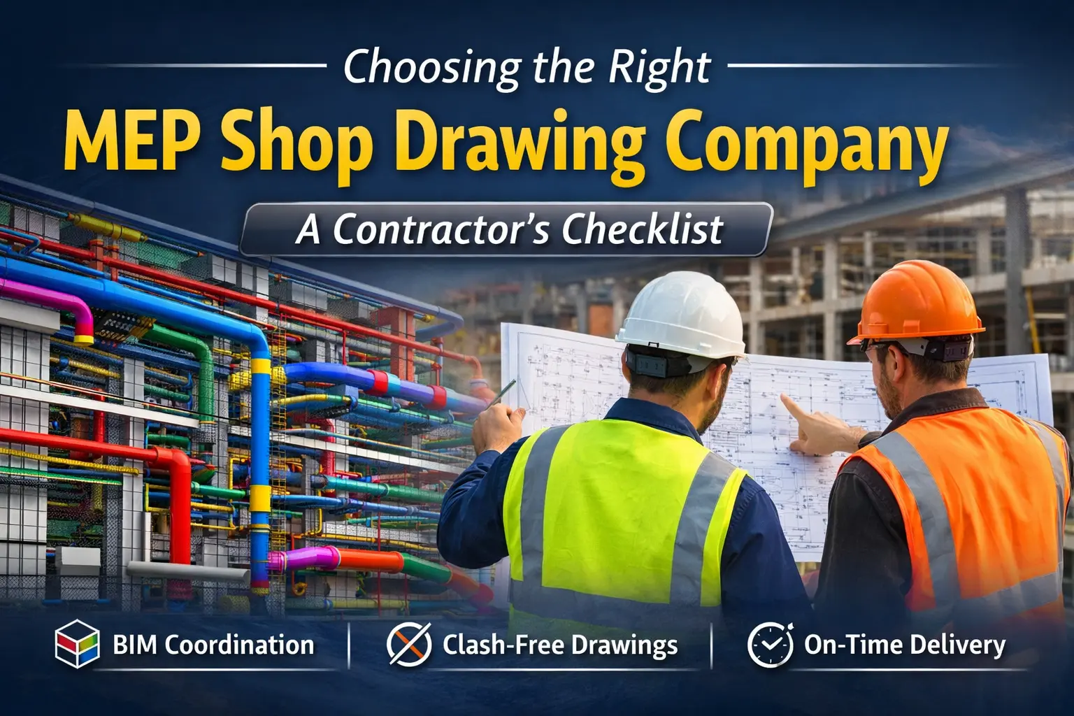 How Contractors Can Choose the Right MEP Shop Drawing Company